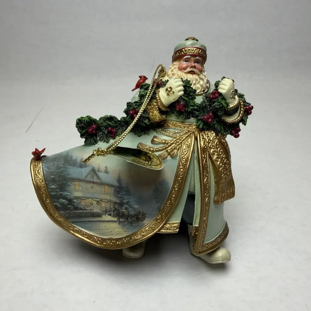Thomas Kinkade Old World Santa Ashton‎ Drake Ornaments Set of 10 Christmas Lot 6